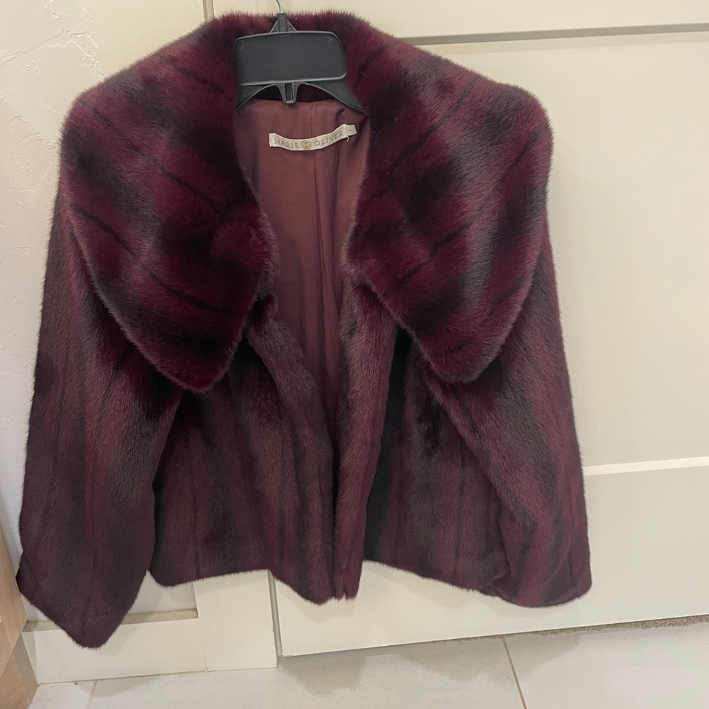 Marie Oliver Faux Fur Coat - Medium